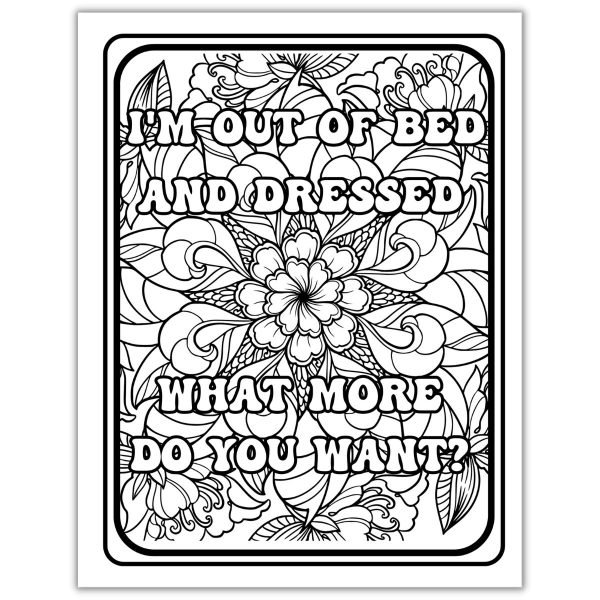 Things I Want Say At Work Coloring Book Clean Page1
