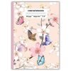 Butterfly College Ruled Notebook
