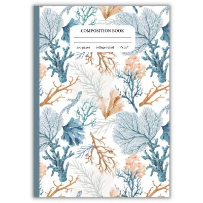 Ocean Theme College Ruled Notebook
